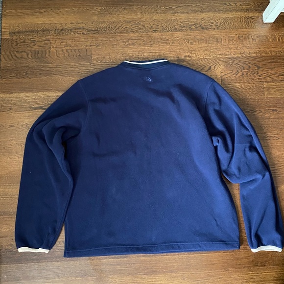 The North Face Men’s Navy Fleece Pullover Large - Picture 8 of 15
